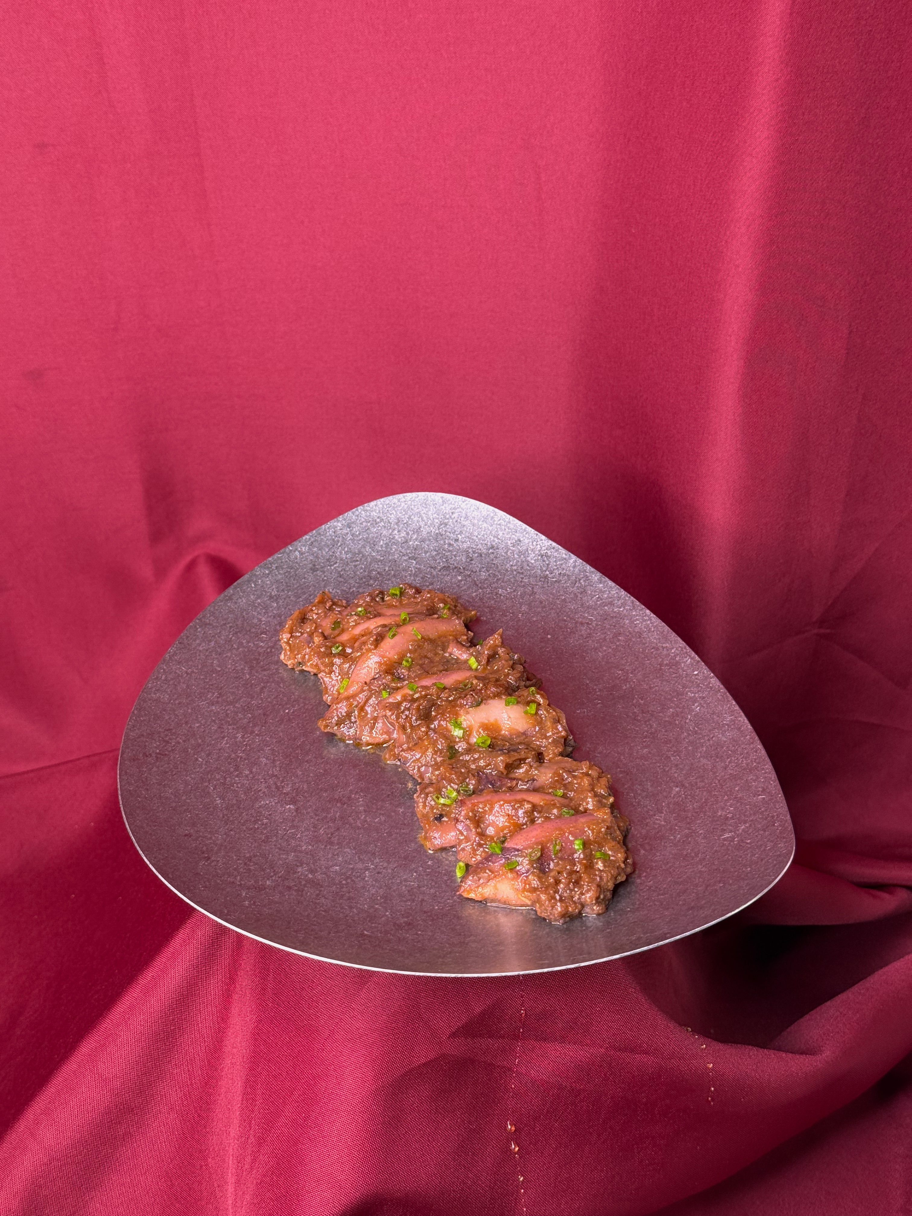 CALAMARCETS AMB CEBA<br> (preu ració)